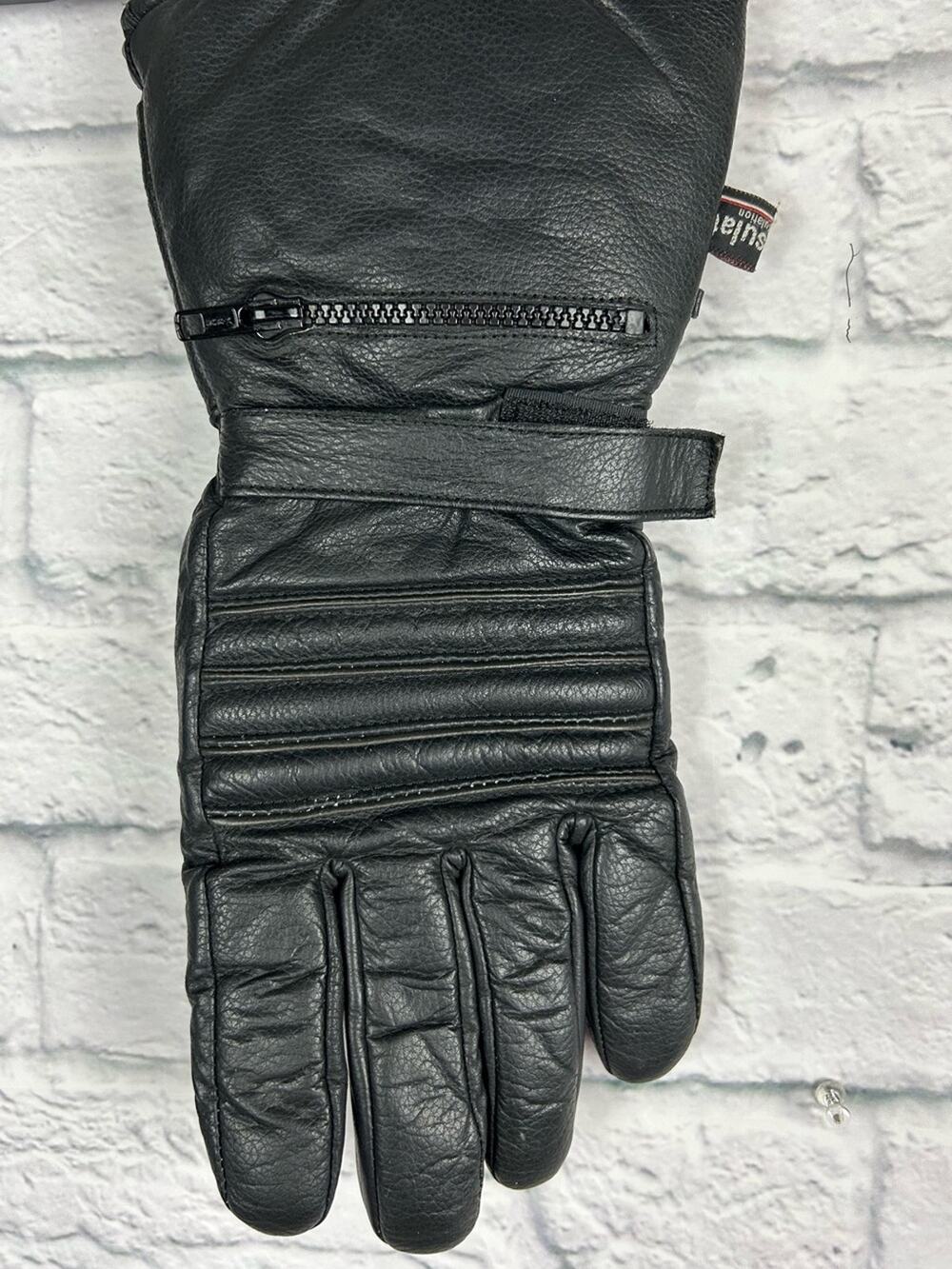 Thinsulate Leather Winter Gloves Black XL Insulated Snow Ski Motorcycle